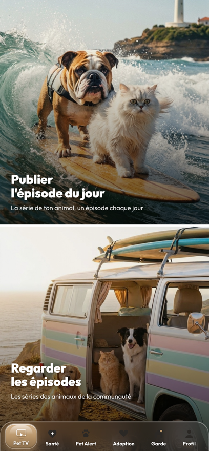 Pet TV : les épisodes des animaux de la communauté