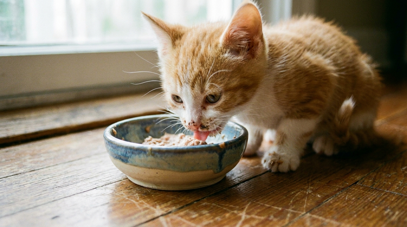 Alimentation du chaton