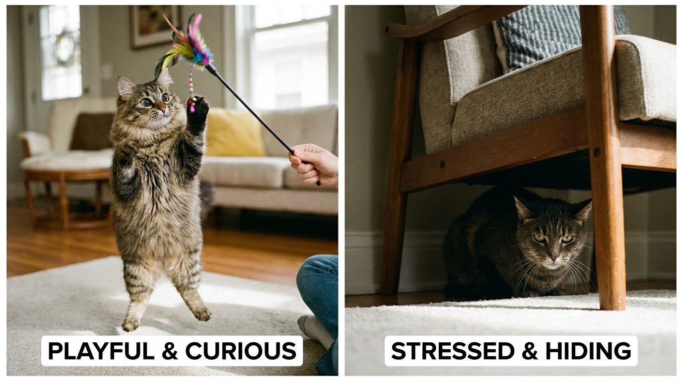 Les émotions du chat