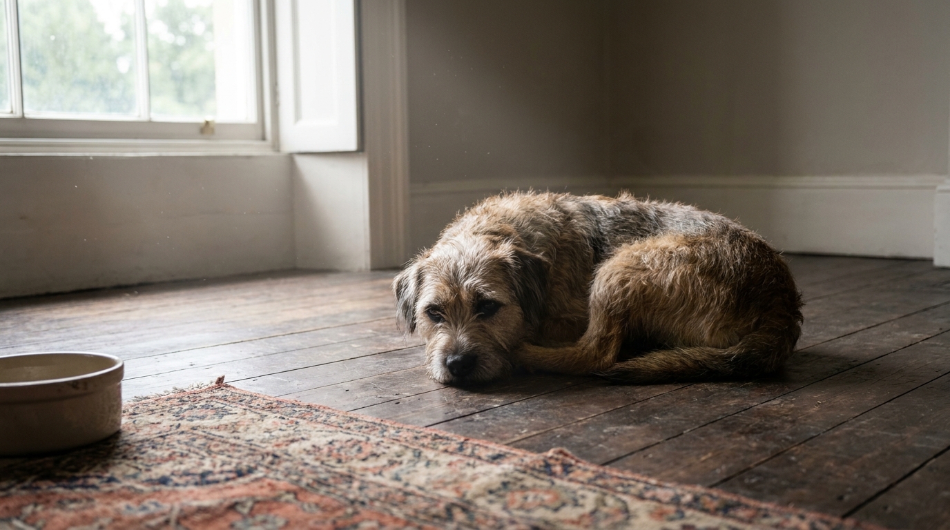 Chien chez le vétérinaire pour un examen de santé