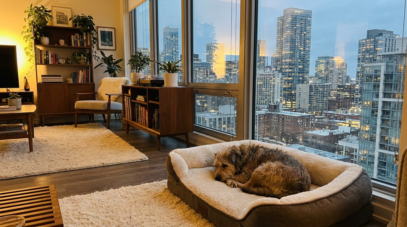 Chien en appartement