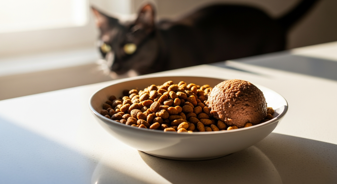 Chat mangeant
