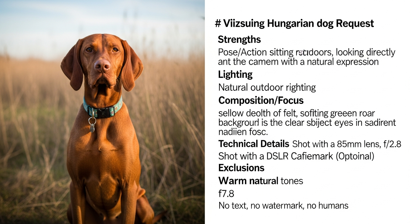 Vizsla hongrois robe fauve doré uniforme, posture athlétique, regard intelligent et doux